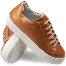 Resim Deery Hakiki Deri Bronz Rengi Sneaker Kadın Ayakkabı Bronz 