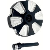 Resim Dashanshop Siyah Off-road Motorcycle Yakıt Deposu Kapağı Nefesli Vanalı Exc Sx Fc 