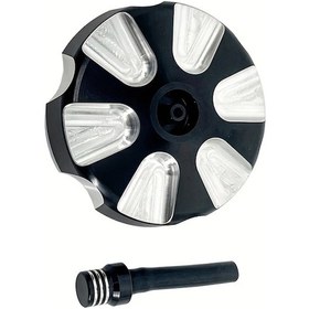 Resim Dashanshop Siyah Off-road Motorcycle Yakıt Deposu Kapağı Nefesli Vanalı Exc Sx Fc 