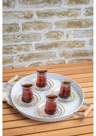 Resim Kitchen Trend Sunum Tepsi Seti 3'lü 45 - 37 - 30 CM Beyaz 