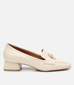 Resim Hotiç Kadın Deri Ekru Tokalı Kalın Topuklu Klasik Loafer 01ayh304000a400 Kemik-ecru Kemik 
