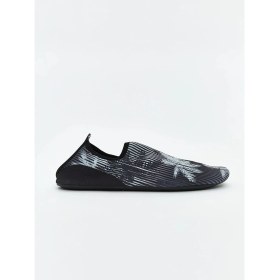 Resim Lc Waikiki Desenli Erkek Deniz Ayakkabısı Düz Topuklu Karışık Renkli Slip-On Tasarım 