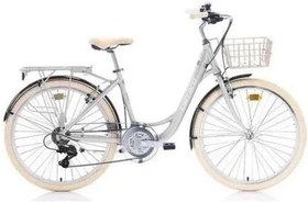 Resim Carraro Juliet 26 Jant 430H 21V VFren Şehir Bisikleti Gri Krem 