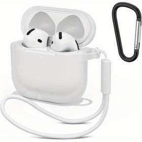 Resim KEKOA for 4 Kılıf Kapak 2024, Askı İpi ve Anahtarlık ile Birlikte, 4. Nesil için Yumuşacık Koruyucu Case Tamamen Güvenli (Beyaz), Hafif Taşınabilir Modern Aks 