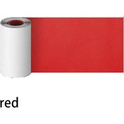 Resim Kendinden Yapışkanlı Deri Tamir Bandı Kanepe Araba Koltukları Çanta Ceketler Red 7.6x152cm 