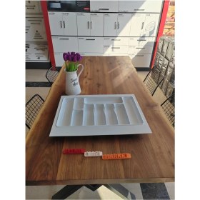 Resim Parlak Beyaz Kaşıklık HM-3575, Şık ve Kullanışlı Mutfak Aksesuarı 