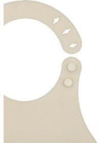 Resim Babyjem Mini Silikon Mama Önlüğü Ekru 