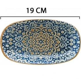 Resim Bonna Alhambra 19 cm Oval Tabak 2'li 