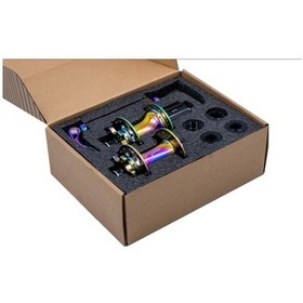 Resim Raptor - Göbek Seti 32h Oil Slick 8 12s, Qr + Thru Axle, 8 10s Pul Dahil 6 Vida 