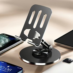 Resim Düzenlenebilir Telefon Standı, 360-Derece Dönebilen Masa Mount, Evrensel Uyumluluk, Su Geçirmez, Masa Mount ile Mobil Cihazlar için 