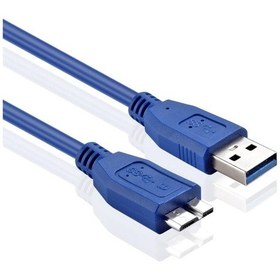 Resim Usb 3.0 Taşınabilir Harddisk Micro B Harici Disk Kablosu 30 CM 