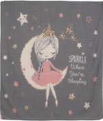 Resim Müslin Battaniye 90x90 - Gri - 0-6 Ay - 312-25329 Gri 