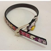 Resim Pembe Kilim Desen Derili 1 CM Zilli Tasma 