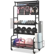 Resim Rane Yoga Pilates Kettlebell Yoga Roller Mat Dambıl Aksesur Standı 