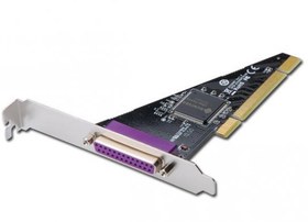 Resim Digitus 1 Port Paralel (DB25 dişi) PCI Kart SUN1989 chipsetli 