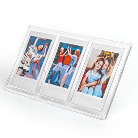 Resim Fujifilm Instax Mini Film Uyumlu 3'lü Pleksi Fotoğraf Çerçevesi 