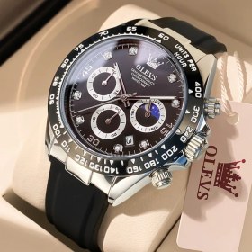 Resim Hanyang Hbh Olevs Lüks Erkek Izle Kuvars Adam Saatler Su Geçirmez Aydınlık Üst Marka Izle Erkekler Için Tarih Chronograph Spor Kol Saati (Yurt Dışından) 