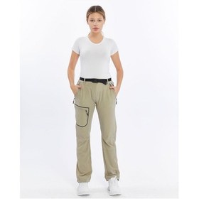 Resim Mapamyumco Quick Dry Kadın Trekking Pantolon-bej Bej 