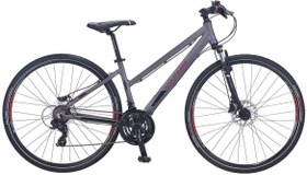 Resim Salcano City Life 21S Unisex Hidrolik Fren 28 Jant Şehir Bisikleti Haki-Krem/Turuncu 41 cm 