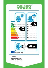 Resim Nokian Powerproof 225/45 ZR18 95Y XL Yaz Lastiği 2020 