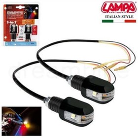 Resim Lampa 3in1 Işıklı Siyah Gidon Topuzu 90240 