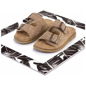Resim Bambi Camel Kadın Terlik K04823004716 Camel 