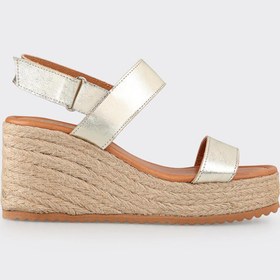 Resim Elle Gold Deri Kadın Espadril 