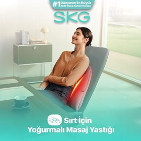 Resim SKG TS700 Kablosuz Sırt ve Bel Masaj Aleti | 4D Shiatsu Tüm Sırt Masajı | 40 cm Ultra Uzun Gövde | Hızlı Isıtma (45-55°C) | Ultra İnce Tasarım | Type-C Şarj | Ev & Ofis Kullanımı 