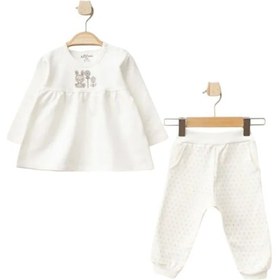 Resim Aziz Bebe 2'li Takım 2319 Ekru-bej 