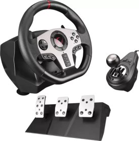 Resim V902 Oyuncu Direksiyon Seti Pc Uyumlu 3 Pedallı Oyuncu Direksiyonu ( Sadece Pc Uyumlu ) 