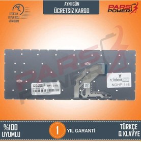 Resim HP Uyumlu Probook 430 G6 (6Mq78Ea) Klavye (Siyah Tr) Siyah - Büyük Enter 