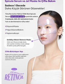 Resim Mıssha Time Revolution Retinol 1000 Shot 2 Step Solution Mask 