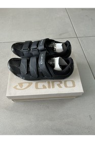 Resim bisiklet dünyam Giro Bisiklet Ayakkabısı -Nefes Alabilir 3 Cırtlı Klipsli Ayakkabısı 