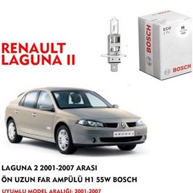 Resim LAGUNA 2 2001-2007 ARASI ÖN UZUN FAR AMPÜLÜ H1 55W BOSCH 