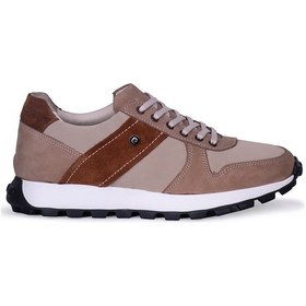 Resim Pierre Cardin 4k 70614 Mevsimlik Casual Erkek Deri Ayakkabı Vizon Vizon 