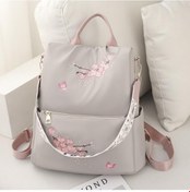 Resim Su Geçirmez Oxford Kadın Sırt Çantası Moda Hırsızlığa Karşı Kadın Sırt Çantaları Çiçek Baskılı Kız Okul Çantası 2023 Yaz Büyük Sırt Çantası Pink Pembe 