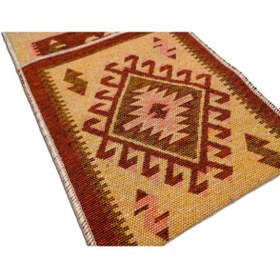 Resim Genel Markalar Antik Kilimden Motosiklet, Elektrikli Bisiklet, Heybesi 2 Gözlü Kilim Çanta 