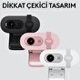 Resim Logitech Brio 100 Full Hd Pudra Pembe Webcam 