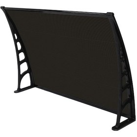 Resim Crocus Kapı Pencere Üstü Pratik Sundurma 80 120 Siyah 