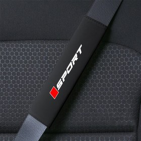 Resim Araba koltuk kemeri omuz pedi, yumuşak ve rahat kumaş, yüksek kaliteli araba kemer örtüsü, aşınmaya dayanıklı polyester elyaf, AUDI için uygun, TOYOTA için uygun, HONDA için uygun, MITSUBISHI için uygun, Ford için uygun, JEEP için uygun, MG için uygun, otomotiv iç aksesuarları 