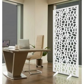 Resim Liar Ahşap Seperatör (Paravan) - KSP-30 - (18 mm) - (100 cm x 210 cm) - (Beyaz) 