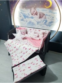 Resim özgürce Rahat ve sevimli 70x110 cm bebek uyku seti, 11 parça uyku arkadaşıyla 