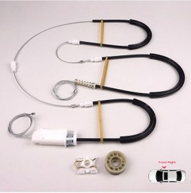 Resim BMW Z4 E85/E86 2002-2008 2-Kapı İçin Sağ Cam Kriko Tamir Seti 