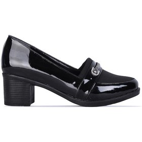 Resim Skuaıter Esrc-9414 Syh-rgn 5 Cm Topuklu Kadın Ayakkabı Siyah 