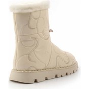 Resim Bej Hakiki Deri Kadın Bot & Bootie K02410060203 Bej 