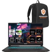 Resim Msı Cyborg 15 Intel Core I7-13620H 96GB 2tb SSD RTX4060/8GB 15.6" Fhd 144Hz Fdos Taşınabilir Bilgisayar A13VF-893XTR & Per4 Çanta A13VF893XTRP339 