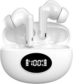 Resim gidosha Kablosuz Kulaklıklar, Big Bass Stereo Sesli Kulak Tomurcukları, 48 Saat Çalma Süresine Sahip Hafif Bluetooth Kulaklıklar, Kulak İçi Fit Kulaklıklar, IPX5, Eller Serbest Aramalar, iPhone 