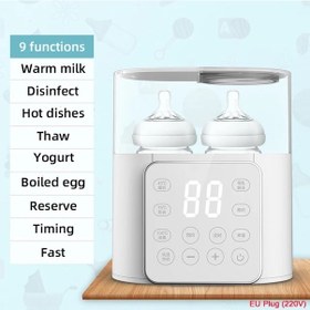 Resim Biberon Isıtıcı Çok Fonksiyonlu Hızlı Maması Isıtıcı Doğru Sıcaklık Kon Eu Plug English 