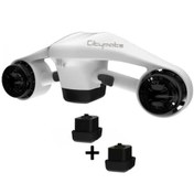 Resim Sea Scooter Elektrikli Deniz Su Scooter Hoverboard Citymate +Kılf Beyaz 2 Adet Normal Bataryalı 