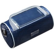 Resim Moveevo Sürekli Sulama Sistemi İle Otomatik Bitki İç Su Verici - Çift Çanaklı Ev Bitkileri İçin Su Depolayıcı Koyu Mavi 